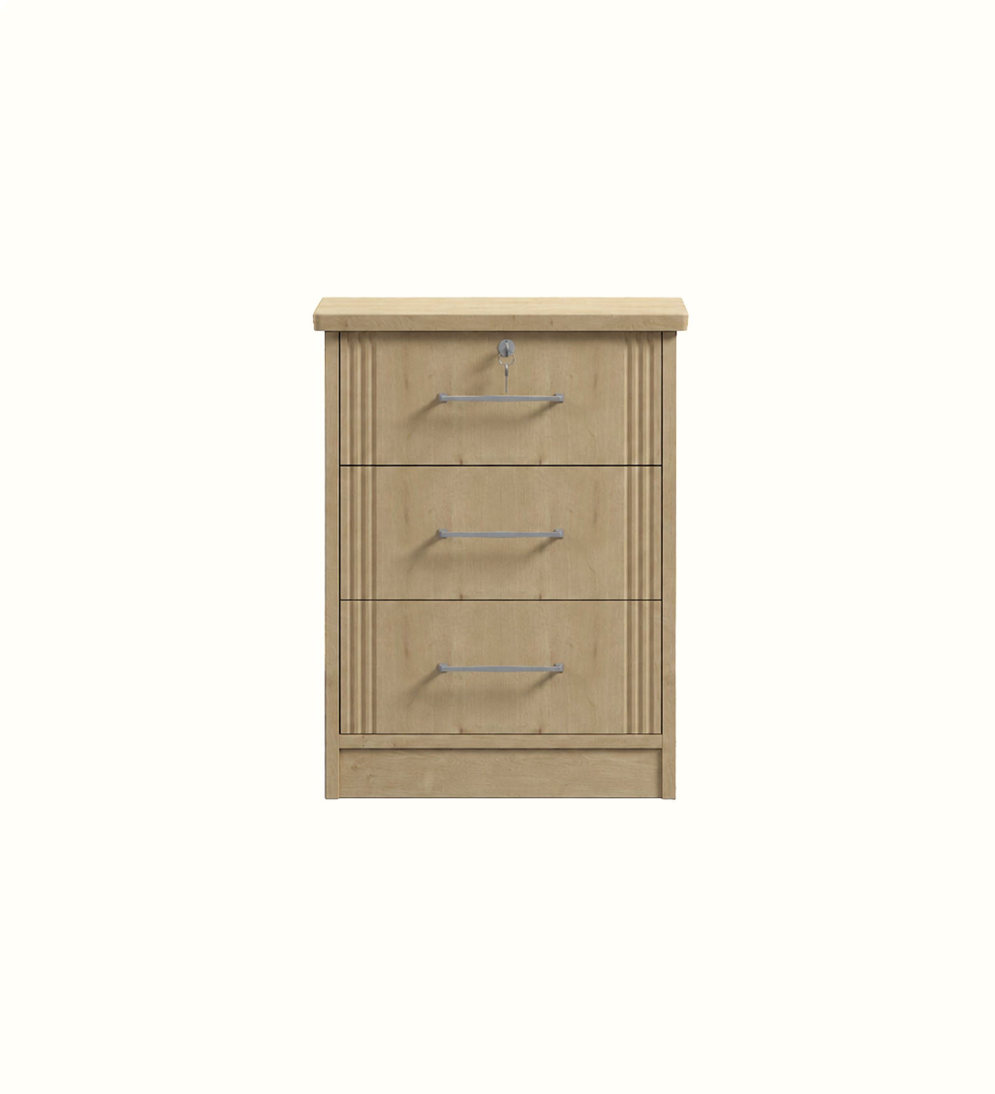 Ellington 3 Drawer Bedside