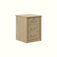 Ellington 3 Drawer Bedside