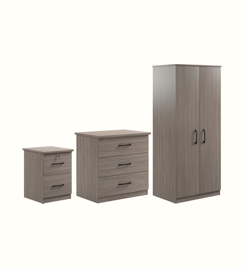 Essentials bedroom furniture bundle for a care home bedroom