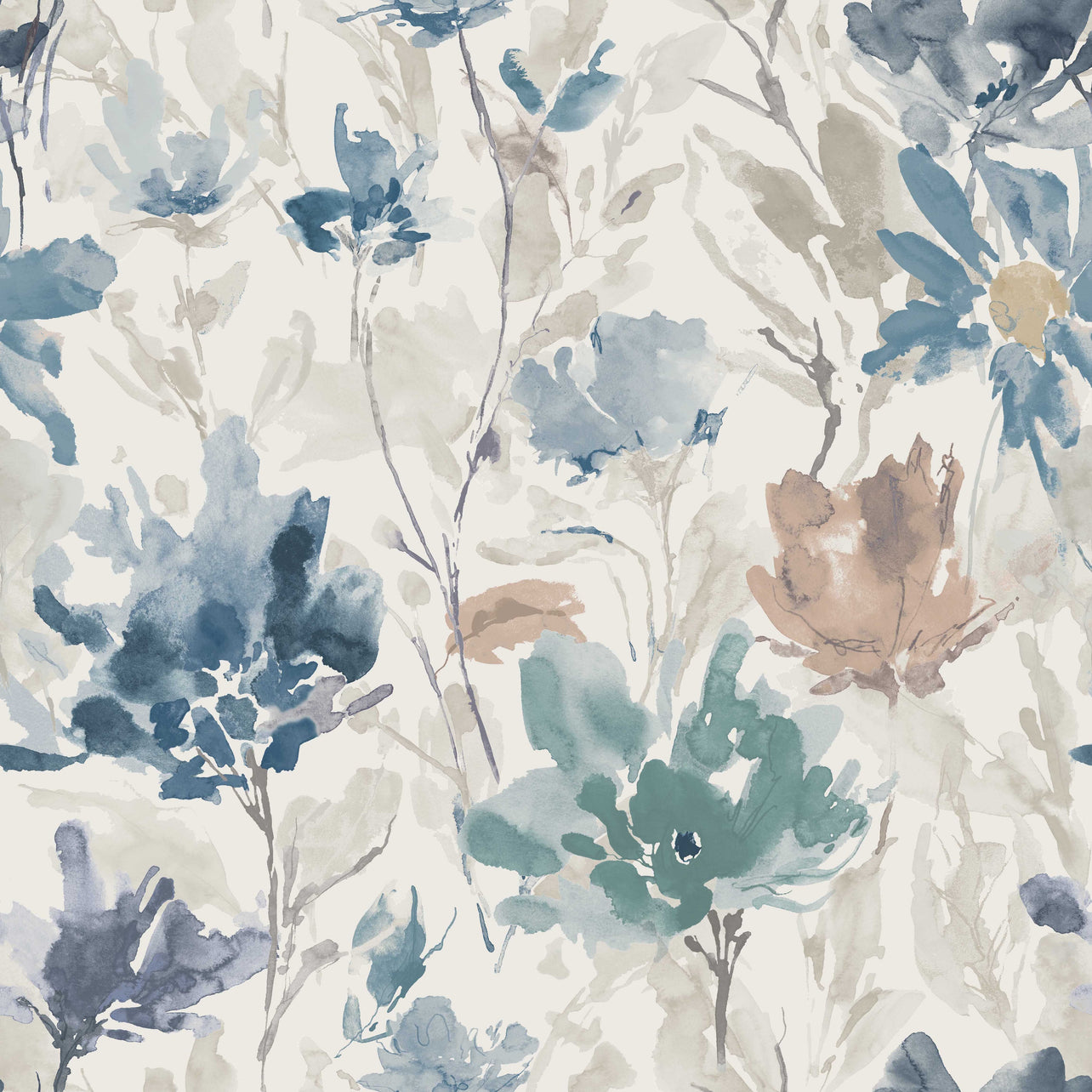 Flora Slate Blue