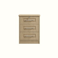 Galloway 3 Drawer Bedside