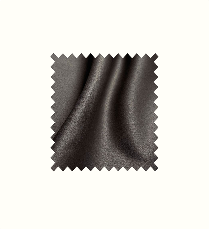 Gunmetal contract fabric sample for care home interiors