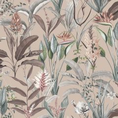 Close-up of Imbali Blush contract fabric sample for care home interiors
