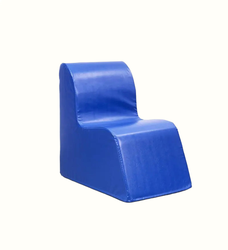 Integrity low-back reclining armchair for an elderly care lounge