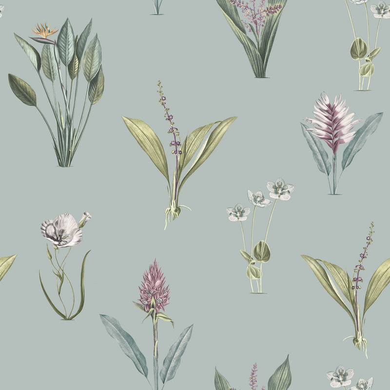 Close-up of Kaya Chalk Blue contract fabric sample for care home interiors