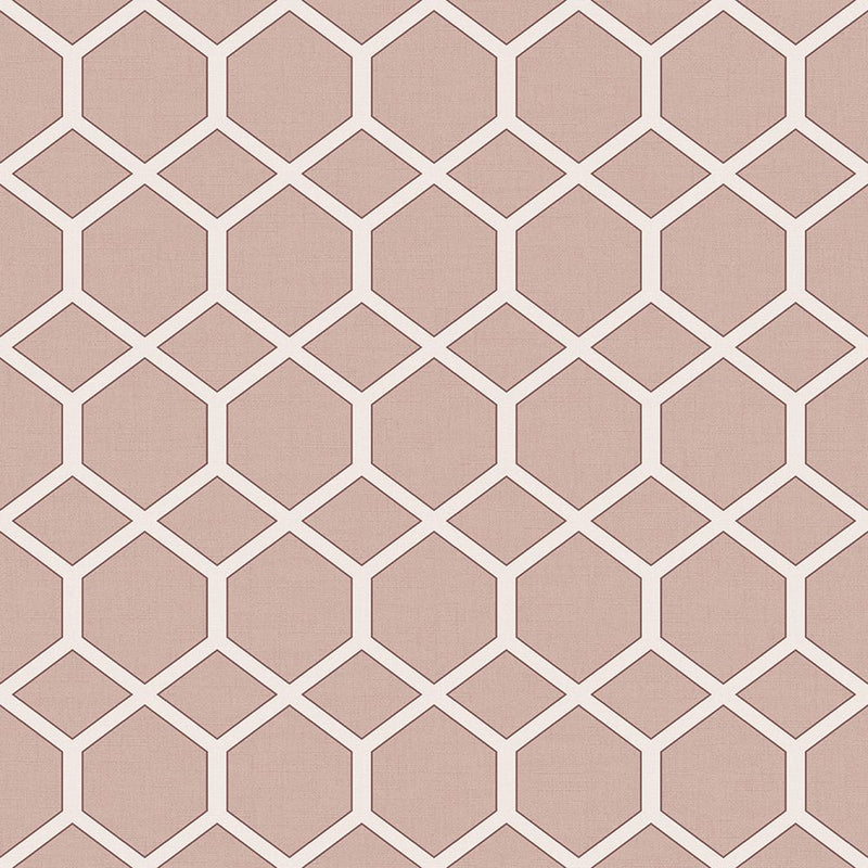 Close-up of Kibale Blush contract fabric sample for care home interiors