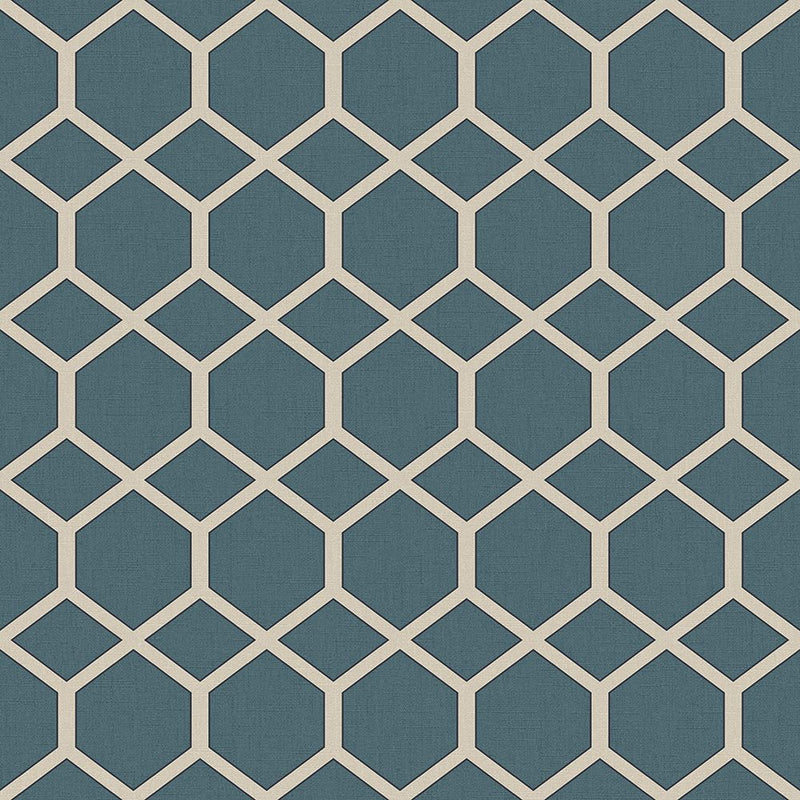Close-up of Kibale Peacock contract fabric sample for care home interiors