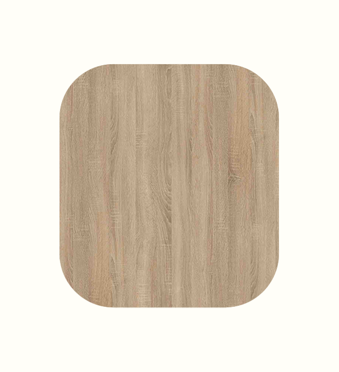 Moorland Oak furniture finish sample for care home interiors