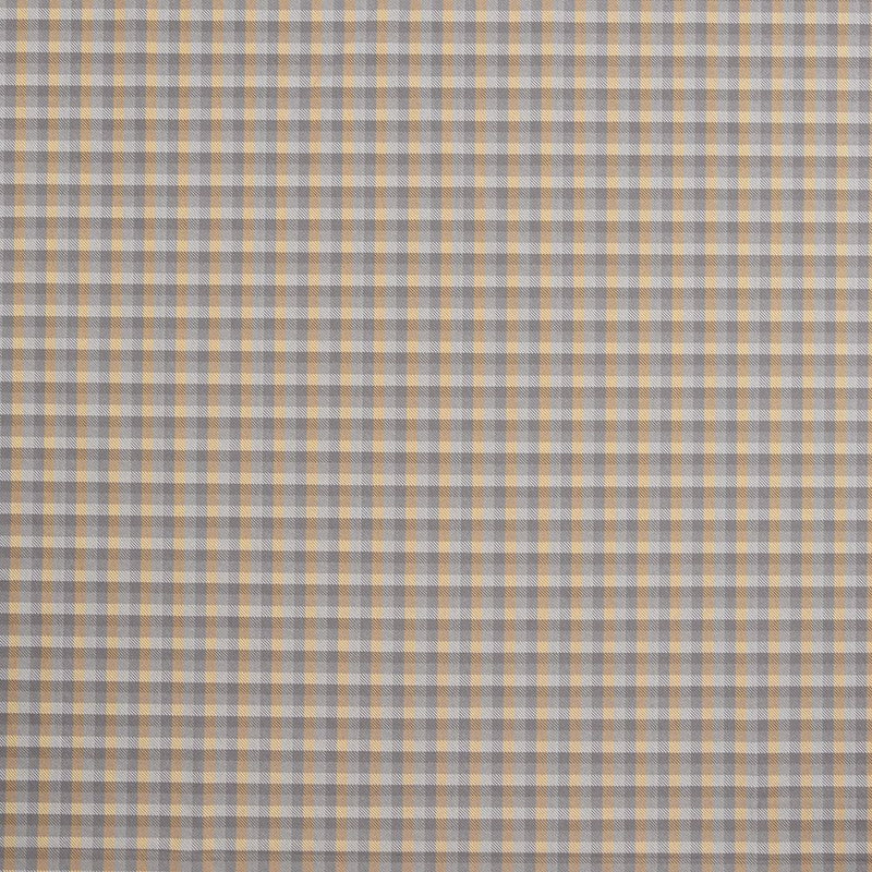 Close-up of Morgan Ochre contract fabric sample for care home interiors