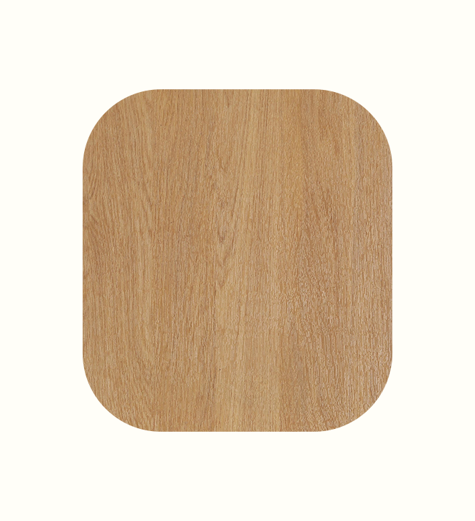 Oak furniture finish sample for care home interiors