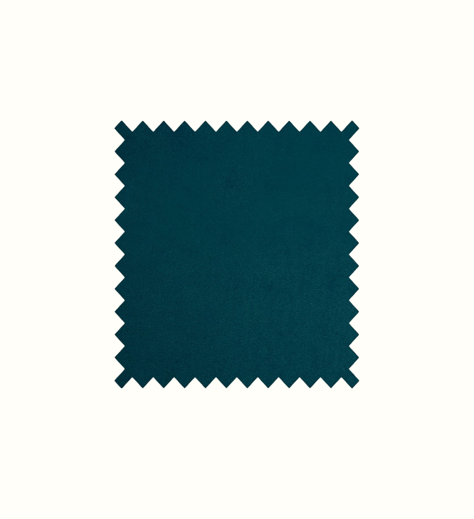 Luxe Peacock contract fabric sample for care home interiors