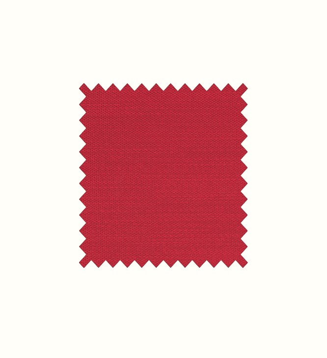 Parody Linen Red contract fabric sample for care home interiors