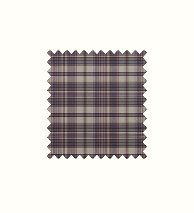 Regan Aubergine contract fabric sample for care home interiors