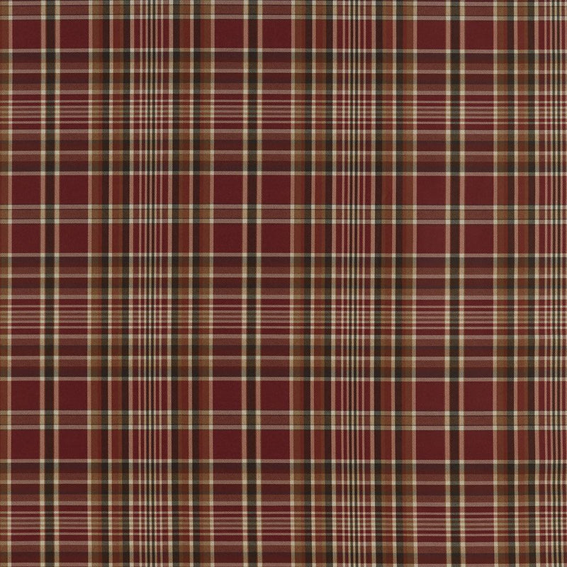 Close-up of Regan Garnet contract fabric sample for care home interiors