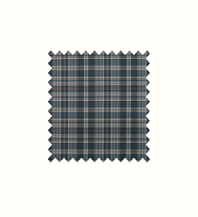 Regan Indigo contract fabric sample for care home interiors