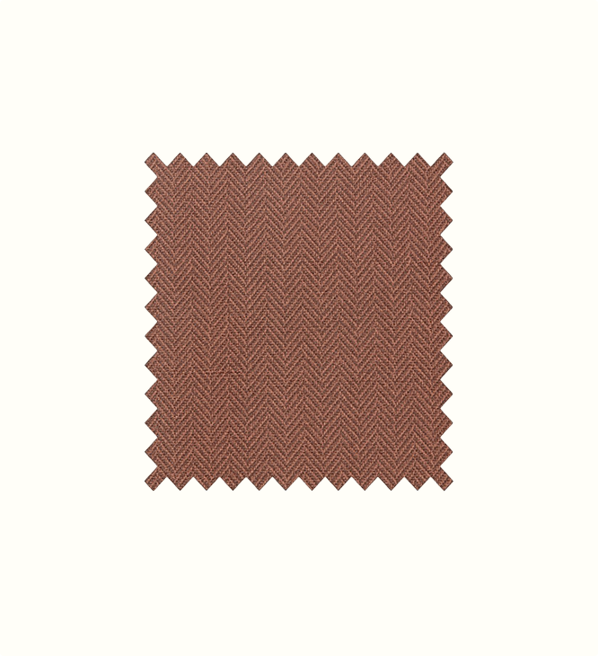 Nevis Rust contract fabric sample for care home interiors