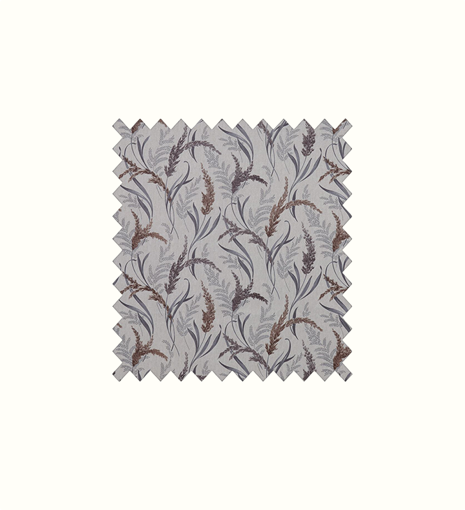 Susanna Cocoa contract fabric sample for care home interiors