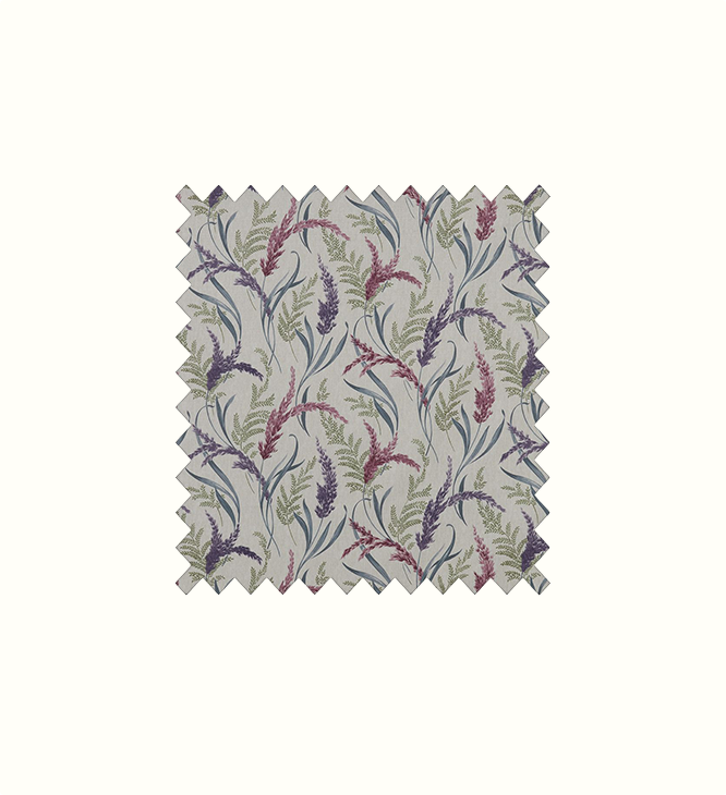 Susanna Heather contract fabric sample for care home interiors