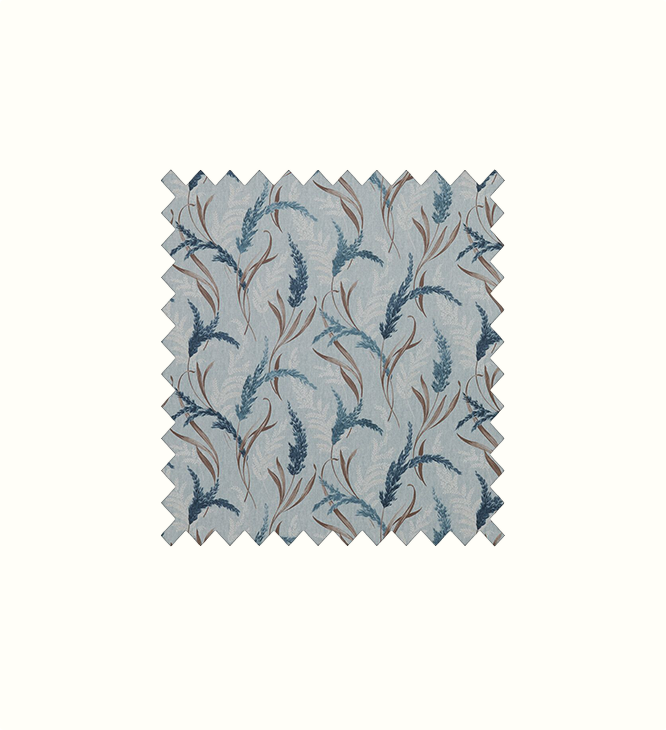 Susanna Sky contract fabric sample for care home interiors