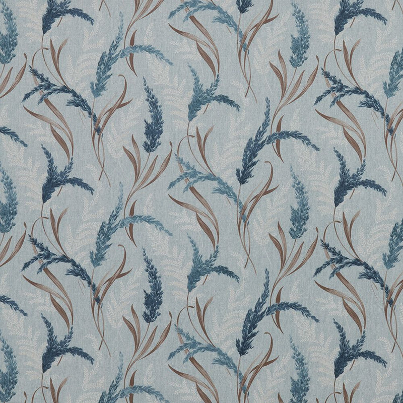 Close-up of Susanna Sky contract fabric sample for care home interiors