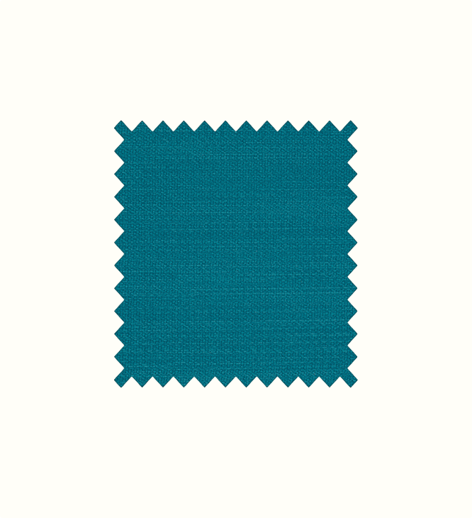 Parody Linen Teal contract fabric sample for care home interiors