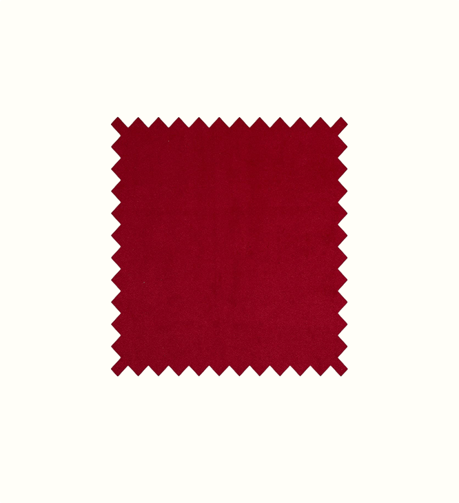 Luxe Vermillion contract fabric sample for care home interiors