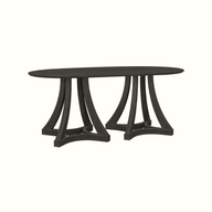 Grayson Curve D-End 6 Seater Table