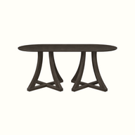 Grayson Cross D-End 6 Seater Table