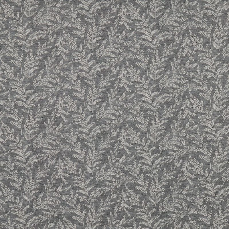 Close-up of Zinnia Graphite contract fabric sample for care home interiors